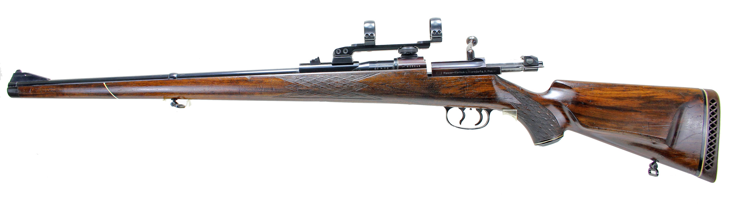 Mauser Stutzen Jagdbüchse Kaliber 6,5x68 mit 30mm Schwenkmontage