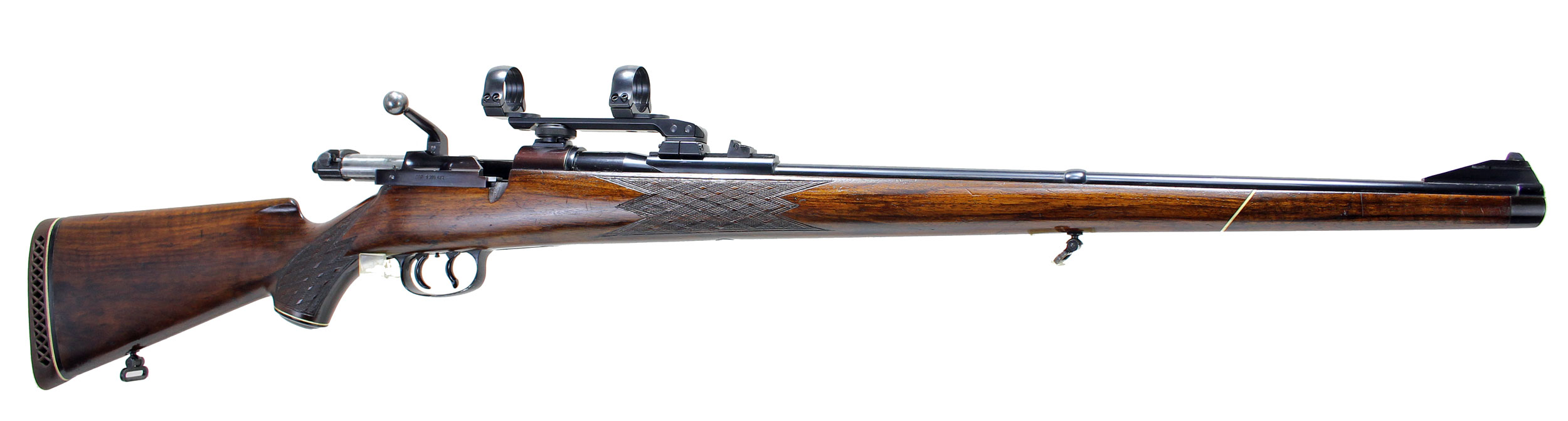 Mauser Stutzen Jagdbüchse Kaliber 6,5x68 mit 30mm Schwenkmontage